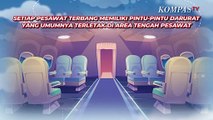 Pintu Darurat Pesawat Tak Bisa Sembarang Dibuka, Ada Syarat Penumpang Duduk di Area Ini