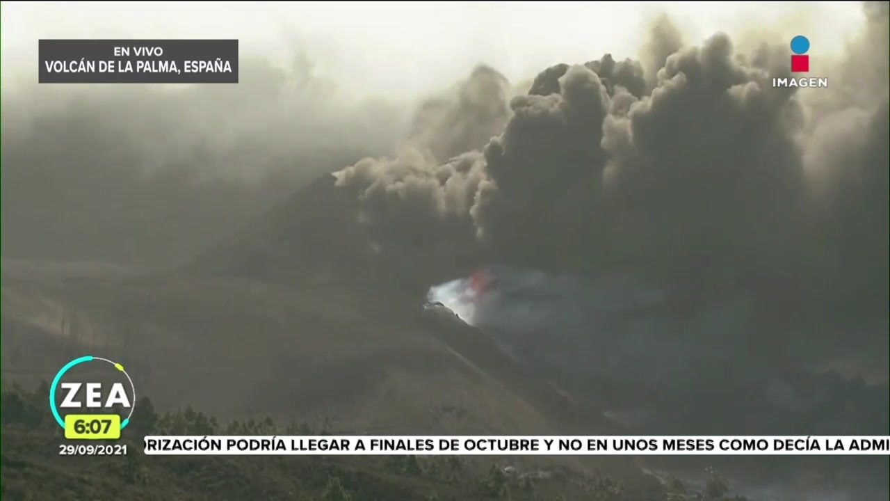 Lava del volcán Cumbre Vieja llega al mar luego de 10 días de erupción