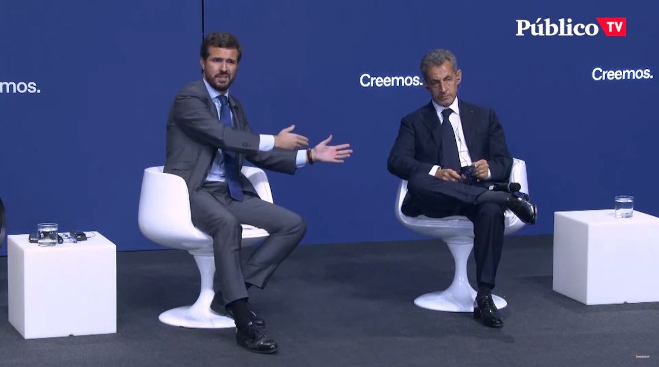 Pablo Casado: "¿Alguien entendería que Sarkozy hubiera pactado con los terroristas del Bataclan?"