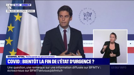 Gabriel Attal sur la possibilité de l'extension du pass sanitaire: "Il faut se donner les moyens, pendant encore plusieurs mois, d'avoir la possibilité de recourir à des mesures pour protéger les Français" (BFMTV)