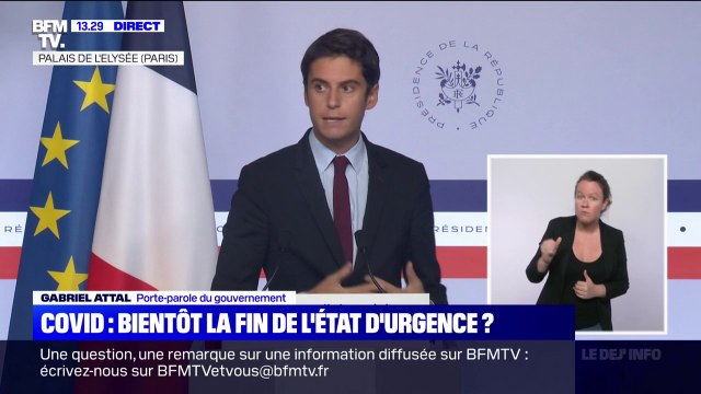 Gabriel Attal sur la possibilité de l'extension du pass sanitaire: Il faut se donner les moyens, pendant encore plusieurs mois, d'avoir la possibilité de recourir à des mesures pour protéger les Français