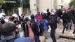 Violentos disturbios frente a un centro educativo en Stavroupoli, Tesalónica