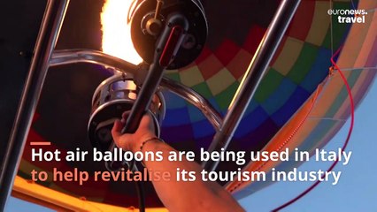 See Tuscany like never before: Hot air balloons are flying tourists to new heights