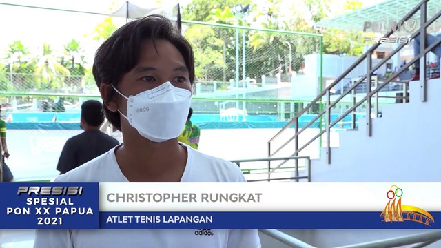 Presisi Spesial PON XX Papua : Atlet Nasional Christopher Rungkat Berlaga Pada Ajang PON XX PAPUA 2021