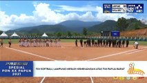 Presisi Spesial PON XX Papua : Tim Softball Lampung Meraih  Kemenangan Atas Tim Papua Barat