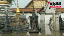 العاصفة الاستوائية ديانمو تغمر مدينة أيوثايا التايلاندية التاريخية بالمياه