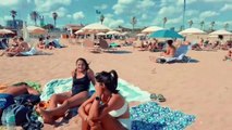 Barcelona's beach is one of the most popular and crowded beach in Europe Part 2