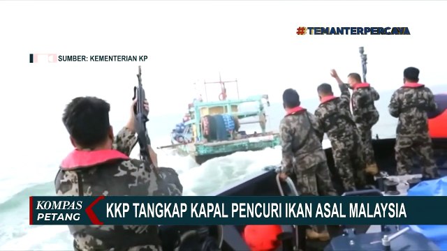 KKP Tangkap Kapal Pencuri Ikan Asal Malaysia di Perairan Selat Malaka