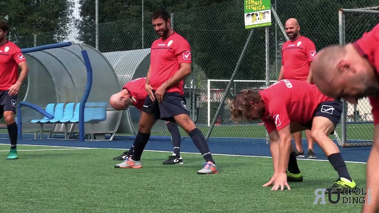 Nazionale attori  di calcio Allenamento Tecnico Tattico Centro Sportivo Polizia di Stato