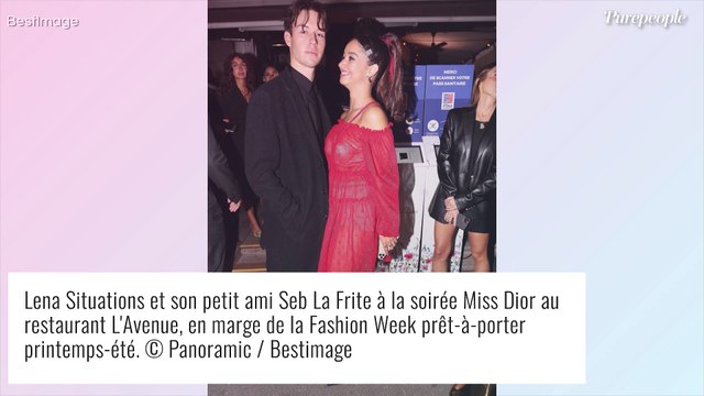 Lena Situations en couple : sortie stylée avec Seb La Frite à la Fashion Week