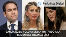 ¡Colosal! García Egea (PP) y Macarena Olona (VOX) dejan titirando a la comunista Yolanda Díaz