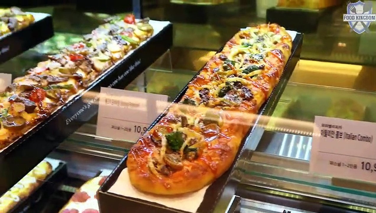 [백종원의 골목식당]에서 소개된 롱피자 1~2명이 먹으면 딱좋네요   길거리음식   강남 신세계백화점
