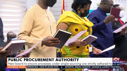 Public Procurement Authority - Joy News Today (29-9-21)