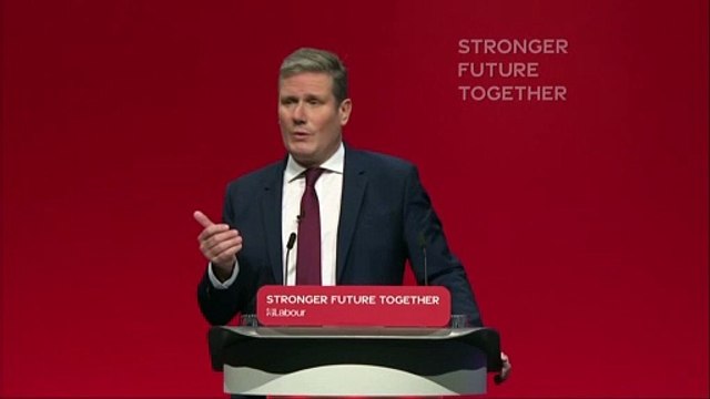 Keir Starmer heckled during speech as he recalled visiting his mother in hospital