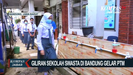 Giliran Sekolah Swasta Di Bandung Gelar PTM Pertama
