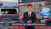 Gara-gara Sopir Ngantuk, Truk Molen Tabrak Pemotor Hingga Tewas