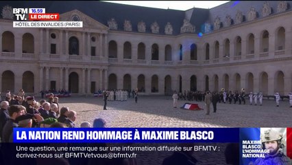 La Marseillaise interprétée par la Garde républicaine en hommage à Maxime Blasco