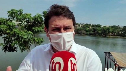Apucarana e Sanepar realizam ação de limpeza no Lago Jaboti; prefeito fala sobre assunto
