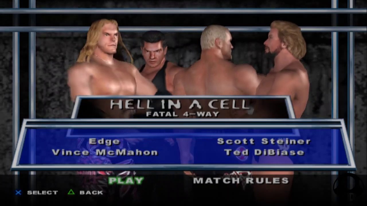 Here Comes the Pain Edge vs Vince McMahon vs Scott Steiner vs Ted DiBiase
