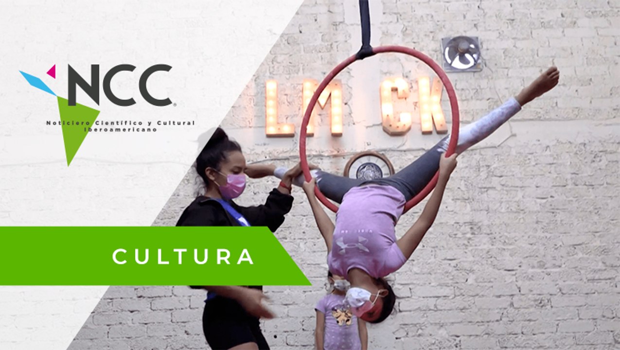 Artistas circenses mexicanos resisten la pandemia con un gimnasio