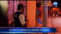 Un joven fue asesinado en el noroeste de Guayaquil