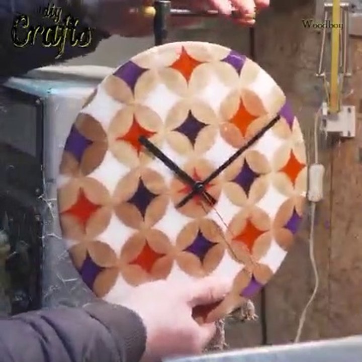 how turns wood turning wood and epoxy into a wall clock you have to guess the time woodturning arts