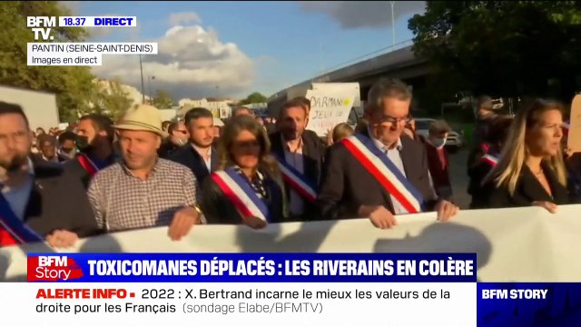 Toxicomanes déplacés: des habitants de Paris, Pantin et Aubervilliers manifestent