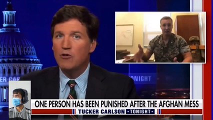 Tucker interviews attorney of Marine who was throw in jail for speaking out against military leadership on Afghan withdrawal