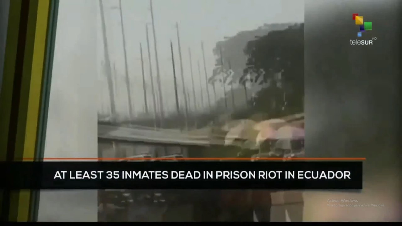 FTS 12:30 29-09: At least 35 inmates dead in prison riot in Ecuador