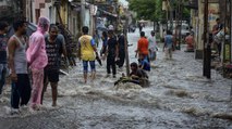 Cyclone, rain and disaster, heavy devastation in Gujarat