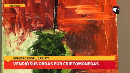 Vendió sus obras por Criptomonedas