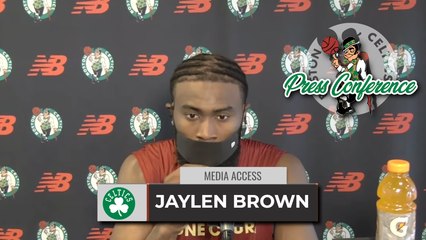 Jaylen Brown Says His Relationship With Jayson Tatum "Is Built Around Respect." | 9-29
