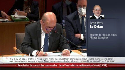 Jean-Yves Le Drian : le choix du nucléaire, "un saut dans l’inconnu" pour les Australiens