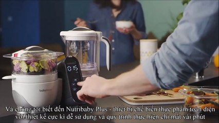 Máy xay hấp đa năng 5 in 1 hỗ trợ cho cả gia đình