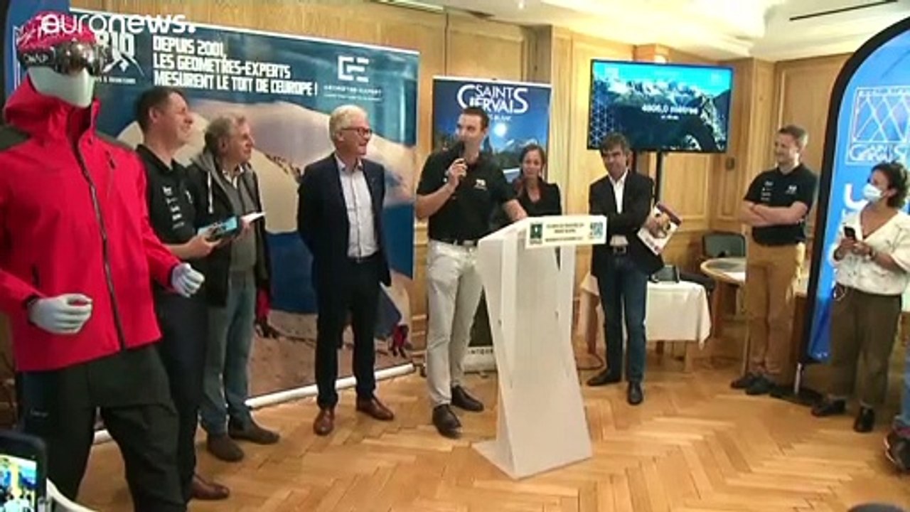 Der Mont Blanc wird kleiner: Neue Höhe beträgt 4807,8 Meter