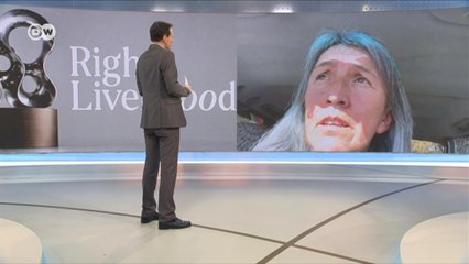 Right Livelihood Award winner Freda Huson speaks to DW