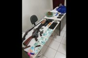 Operação policial prende grupo criminoso e apreende armas e drogas, no Vale do Piancó