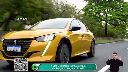 e-208 GT: hatch 100% elétrico da Peugeot chega ao Brasil