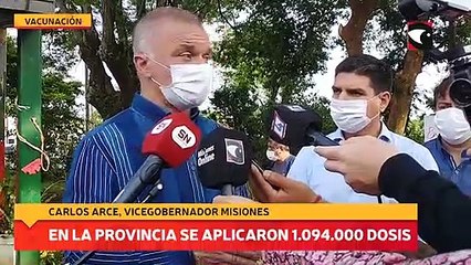 En la provincia se aplicaron 1.094.000 dosis