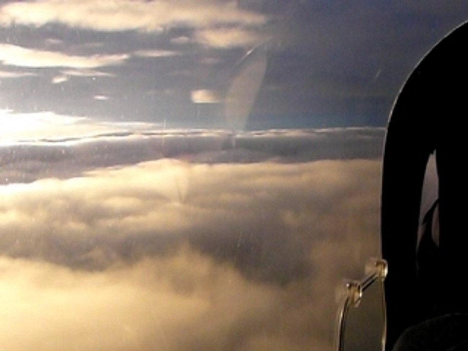 over the clouds