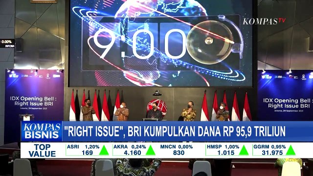 Cetak Sejarah! Nilai Right Issue BRI Tembus Rp 95,9 Triliun, Tertinggi ke-3 Se-Asia Tenggara