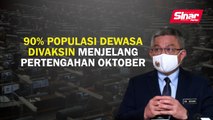 90% populasi dewasa divaksin menjelang pertengahan Oktober