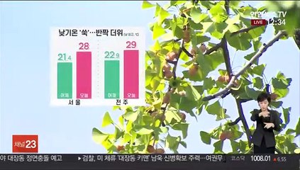 [날씨] 다시 쾌청한 하늘…28도 안팎 늦더위