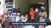 Terjaring Razia Satpol PP, Puluhan Tunawisma dan ODGJ Divaksin Covid-19