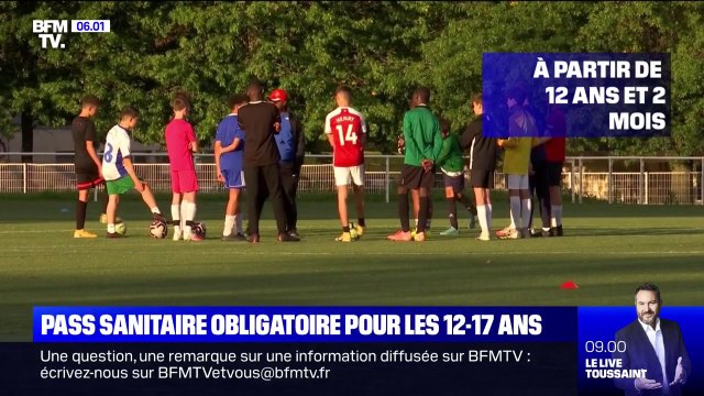 Le pass sanitaire devient obligatoire pour les 12-17 ans