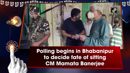 Polling begins in Bhabanipur to decide fate of sitting CM Mamata Banerjee
