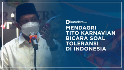 Mendagri Tito Karnavian Bicara Soal Isu Toleransi di Indonesia
