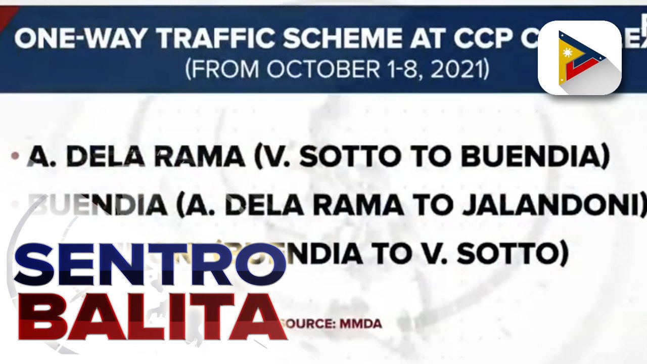 One-way traffic scheme, ipatutupad sa bahagi ng CCP Complex sa October 1-8 para sa COC filing