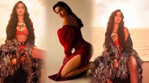 Nora Fatehi ने Red Bikini में करवाया फोटोशूट, Hotness पर मर-मिटे Fans | FilmiBeat