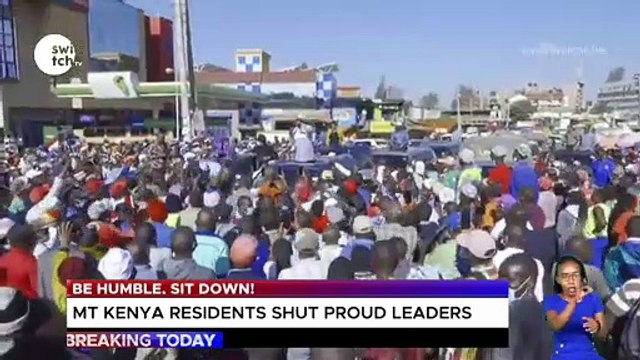 ''Don't be sure yet!''- Mt. Kenya residents to Raila Odinga